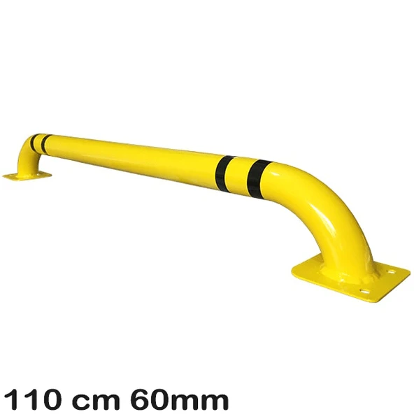 Araç Bariyeri Otopark Ayırıcı Araç Stoperi Yaslama Demiri Bariyeri 110cm Ø60mm 2.5mm