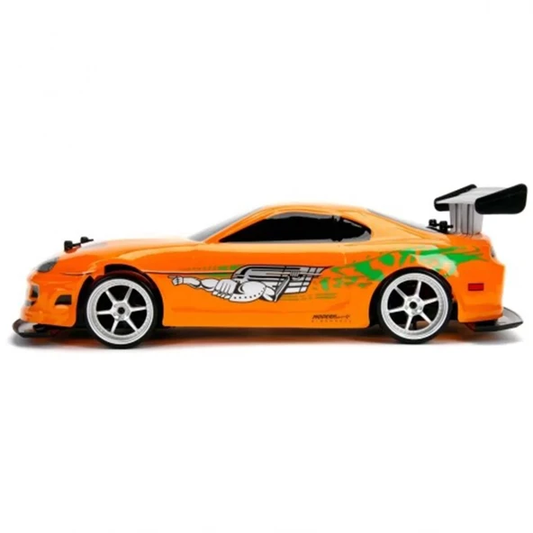 1:10 Fast & Furious 1995 Kumandalı Brian's Toyota Supra Drift Turbo Araba - 3