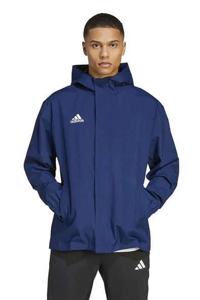 Adidas ENT22 AW JKT ADIK4011 Lacivert Erkek Spor Yağmurluk