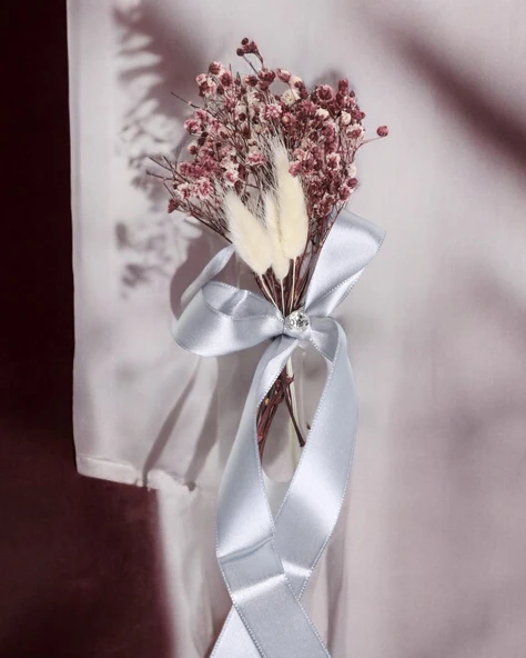 Summit Doğal Cipso Tepsi Çiçeği  GRİ ürün görseli