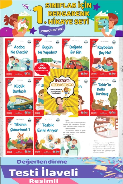 1.Sınıf Kim Bilir Ne Oldu Hikaye Seti (Hızlı Okuma Hediyeli) ürün görseli 1