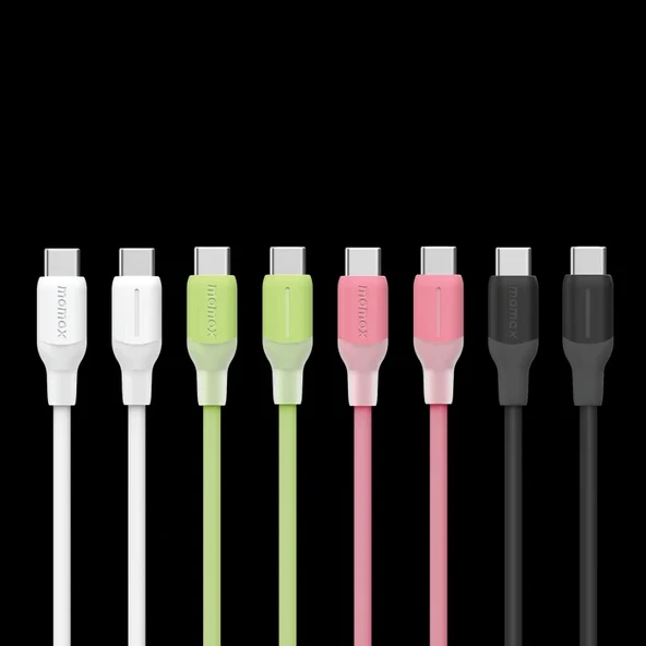 Momax 1-Link Flow 30W USB-C to Lightning 1.2M Kablosu Siyah - 2
