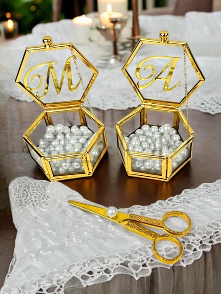 Viva Gold Altıgen Yüzük Yükselticisi ve Söz Makası Seti Siyah - 2