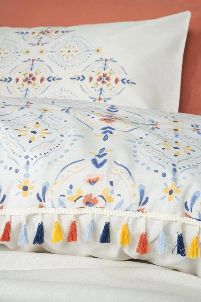 Cotton Box Candy Çift Kişilik Nevresim Takımı Milis Kiremit - Resim 2