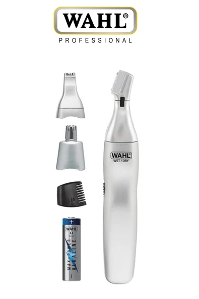 Pilli Sakal Kesme Makinesi 05606-508 + Wahl 05545-2416 Kulak Burun Ve Kaş Düzeltme Makinesi - 3