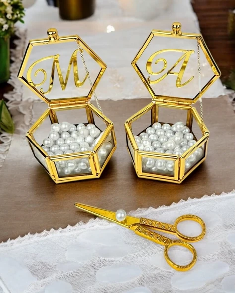 Viva Gold Altıgen Yüzük Yükselticisi ve Söz Makası Seti Siyah