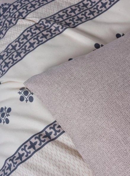 Cotton Box Flanel Nevresim Takımı Çift Kişilik Anita Karamel - Resim 2