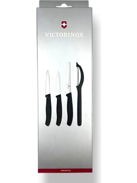 Victorinox Siyah Soyacak Seti 4 Parça