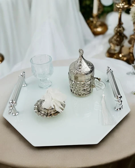 Unity Beyaz Söz Tepsisi mavi - 3