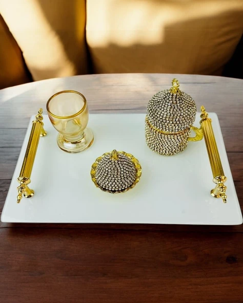 Promise Beyaz Söz Tepsisi   krem - 3