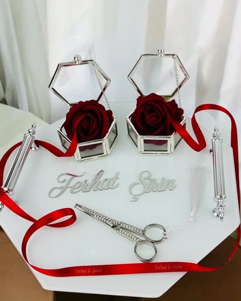 Unity  Beyaz Söz Tepsisi  mavi - 2