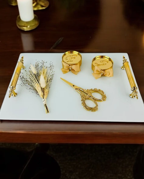 Promise Beyaz Söz Tepsisi Kırmızı - 3