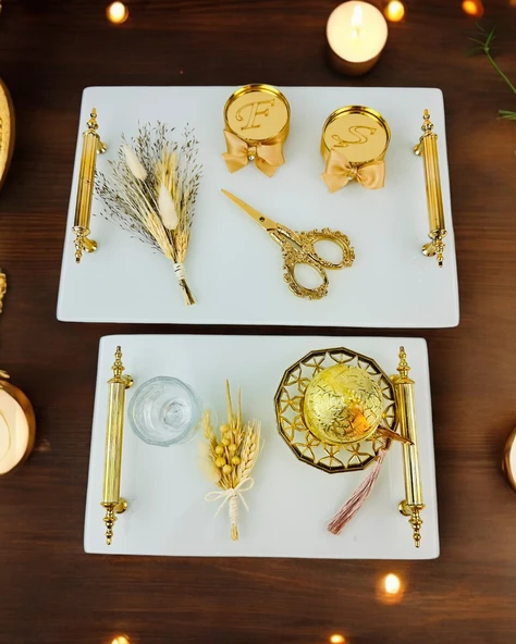 Promise Beyaz Söz Tepsisi Kırmızı - 2