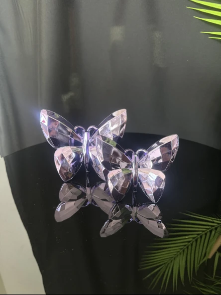 Halcyon Dekoratif Kelebek Mor