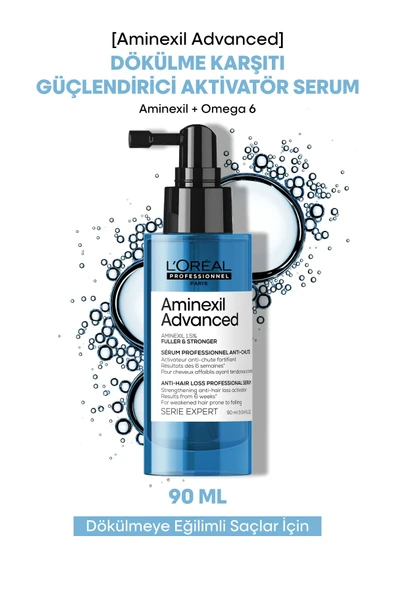L'OREAL PROFESSİONNEL Serie Expert Aminexil Advanced Daha Gür & Daha Güçlü Saçlar Için Dökülme Karşıtı Güçlendirici Aktiva