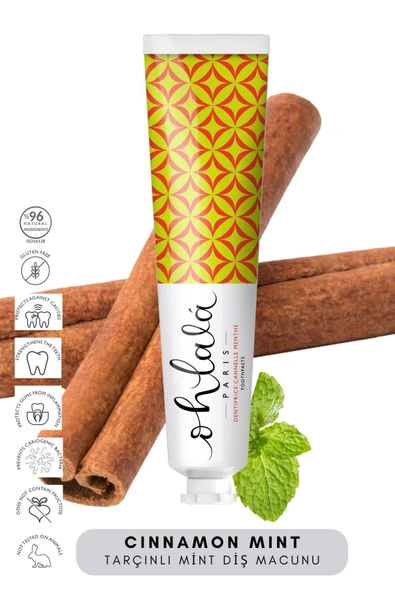 OHLALA Cinnamon Mint (Tarçın-Nane) Diş Macunu 75ml - 2