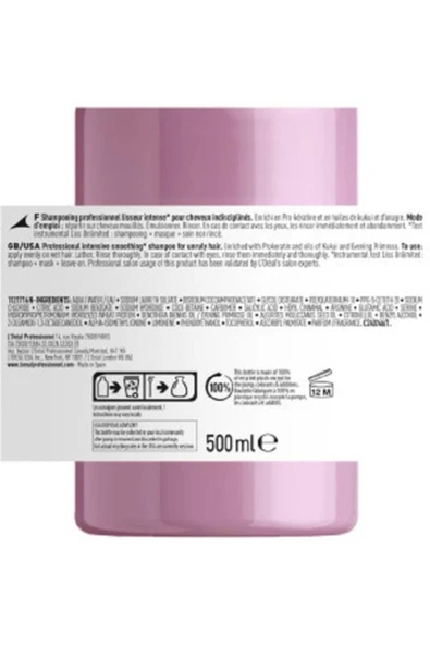 L'OREAL PROFESSİONNEL Loreal Serie Expert Liss Unlimited Elektriklenme Karşıtı Ve Yumuşaklık Veren Şampuan 500 ml - Resim 3