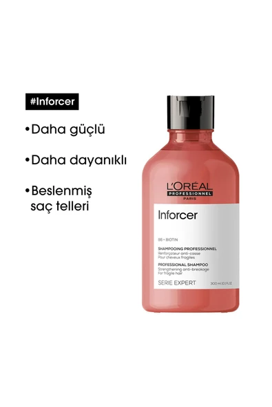 L'OREAL PROFESSİONNEL Serie Expert Inforcer Kırılma Karşıtı Güçlendirici Şampuan 300ml - 5