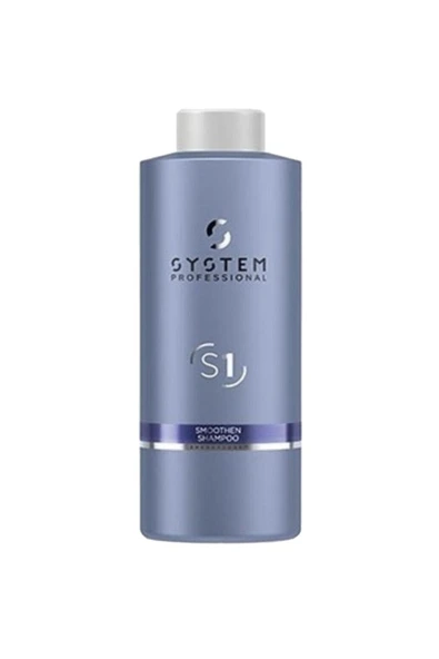 WELLA PROFESSİONALS Asi ve Kabarık Saçlar İçin Düzleştirici Şampuan 1000 ML... System Professional Smoothen S1