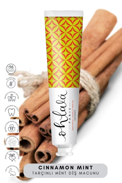 OHLALA Cinnamon Mint (Tarçın-Nane) Diş Macunu 75ml - 3