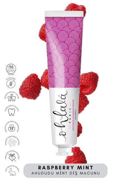 OHLALA Raspberry Mint (Ahududu-Nane) Diş Macunu 75ml - 3