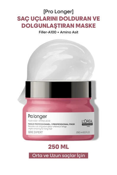 L'OREAL PROFESSİONNEL Serie Expert Pro Longer Saç Boylarının Görünümünü Yenileyici Maske 250 Ml