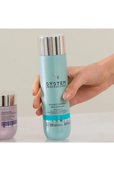 SYSTEM PROFESSİONAL Balance Tahriş Önleyici & Yatıştırıcı Şampuanı 250ml//GEM25588996,21