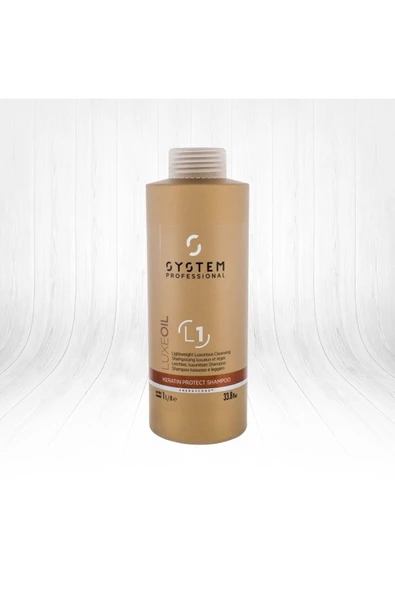 WELLA System Professional Luxe Oil Yıpranmış Saçlar Için Keratin Koruyucu Şampuan 1000 Ml