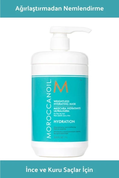 MOROCCANOİL Danışman Intense Hydrating Yoğun Nemlendirici Ve Parlaklık Veren Maske 1000 Ml.