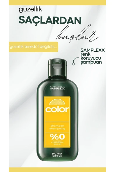 SAMPLEXX Color ( Renk Koruyucu) Şampuan 500 Ml