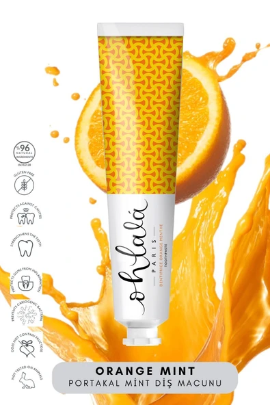 OHLALA Orange Mint (Portakal-Nane) Diş Macunu 75ml - 3