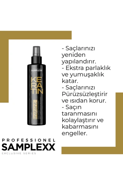 SAMPLEXX Keratin Instant Durulanmayan Maske 125 ml