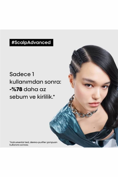 L'OREAL PROFESSİONNEL Serie Expert Scalp Advanced Yağlanma Karşıtı Profesyonel Şampuan 500ml - 7