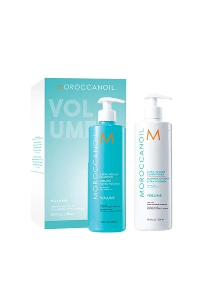 MOROCCANOİL Extra Hacim Veren Saç Bakım Şampuanı 500ml Krem 500ml Set 7290113148741