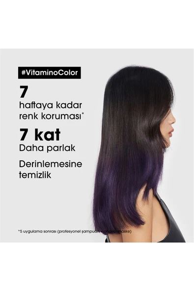 L'OREAL PROFESSİONNEL Serie Expert Vitamino Color Boyalı Saçlar Için Renk Koruyucu Şampuan 500ml - 5