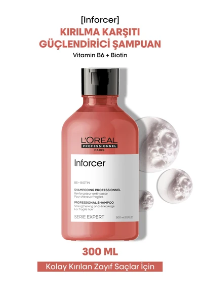L'OREAL PROFESSİONNEL Serie Expert Inforcer Kırılma Karşıtı Güçlendirici Şampuan 300ml