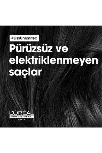 L'OREAL PROFESSİONNEL Serie Expert Liss Unlimited Elektriklenme Karşıtı Ve Yoğun Yumuşaklık Veren Şa - 3