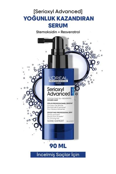 L'OREAL PROFESSİONNEL Serie Expert Serioxyl Advanced Incelmiş Saç Telleri Için Yoğunluk Kazandıran S ürün görseli 1