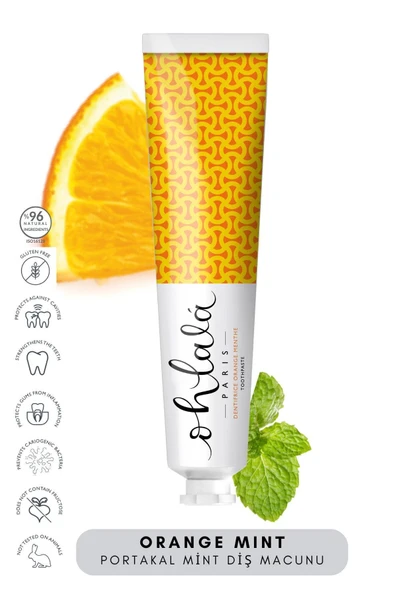 OHLALA Orange Mint (Portakal-Nane) Diş Macunu 75ml - 2