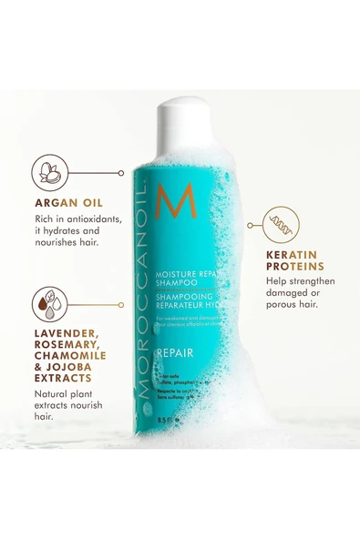 MOROCCANOİL Kuru Saçlar- Mat ve Cansız Saçlar için Şampuan 250 ml Skin26 - 2