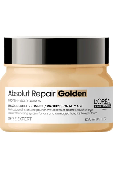 L'OREAL PROFESSİONNEL Serie Expert Absolut Repair Yıpranmış Saçlar Için Onarıcı Altın Maske 250ml - 7