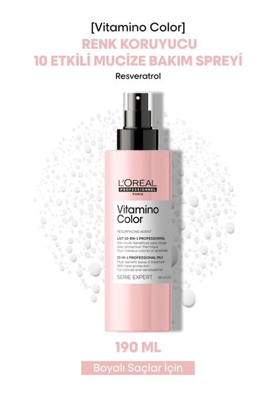 L'OREAL PROFESSİONNEL Serie Expert Vitamino Color Boyalı Saçlar Için 10 Etkili Mucize Bakım Spreyi 1