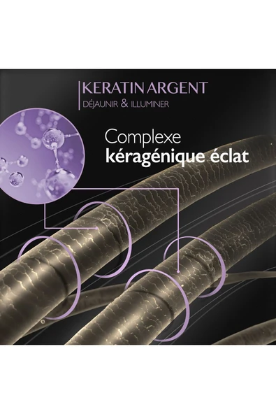 EUGENE PERMA Eugene Sarı Saçlar Için Doreleşmeyi Önleyici Essentiel Keratin Silver Şampuan 250 ml - Resim 3