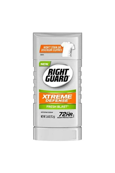 RİGHT GUARD Xtreme Defense 5 Anti-Perspirant Deodorant Stick , Fresh Blast