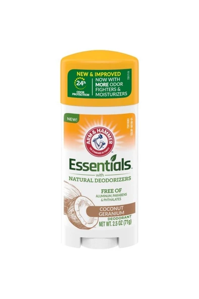 ARM&HAMMER Arm & Hammer Essentials Coconut Geranium Deodorant Stick 71gr. Unisex