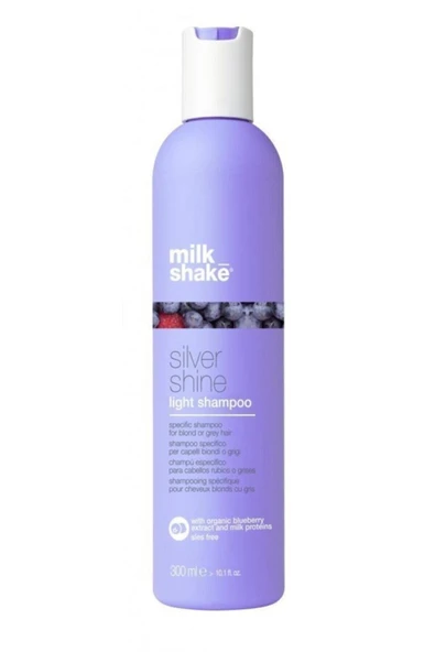 MİLKSHAKE Silver Shine Shampoo Sarı Ve Gümüş Saçlar Için Özel Mor Şampuan 300 Ml