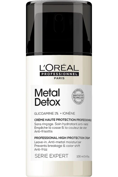L'OREAL PROFESSİONNEL L'OREAL PROFESSİONNEL Serie Expert Metal Detox Yüksek Korumalı Krem 100 Ml
