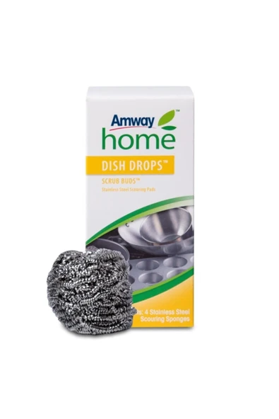 AMWAY HOME Dish Drops Scrub Buds Paslanmaz Çelik Bulaşık Teli 2adet