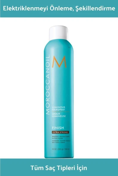 MOROCCANOİL Nehirz Luminous Hairspray Orta Tutuşlu Saç Spreyi 330ml- Moroccan Miracle