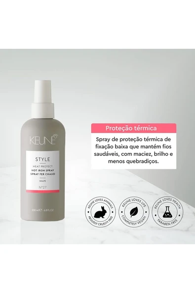KEUNE Style Heat Protect Hot Iron Isı Koruyuculu Saç Spreyi 200 ml CYT974646131319743131932206692366 - 5